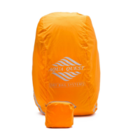 aquaquest back pack cover in high viz orange